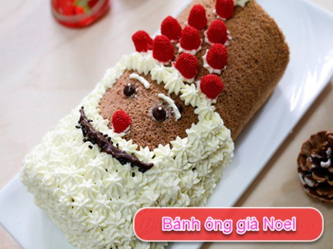 tu lam banh ong gia noel dep mat cho be Tự làm bánh ông già Noel đẹp mắt cho bé