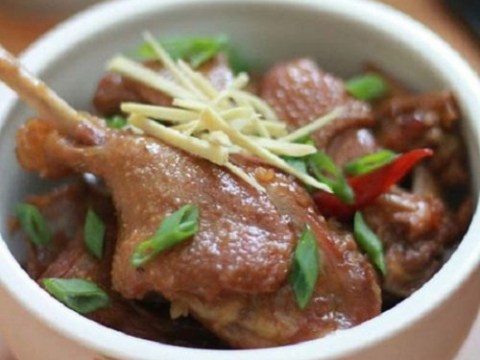 vit kho gung doi vi cho bua toi Vịt kho gừng đổi vị cho bữa tối