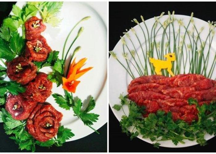 Vợ đảm "trồng hoa" trên mâm cơm khiến chồng mê con thích, nghìn chị em ủng hộ