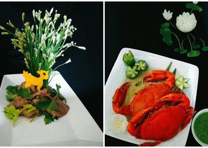 Vợ đảm "trồng hoa" trên mâm cơm khiến chồng mê con thích, nghìn chị em ủng hộ