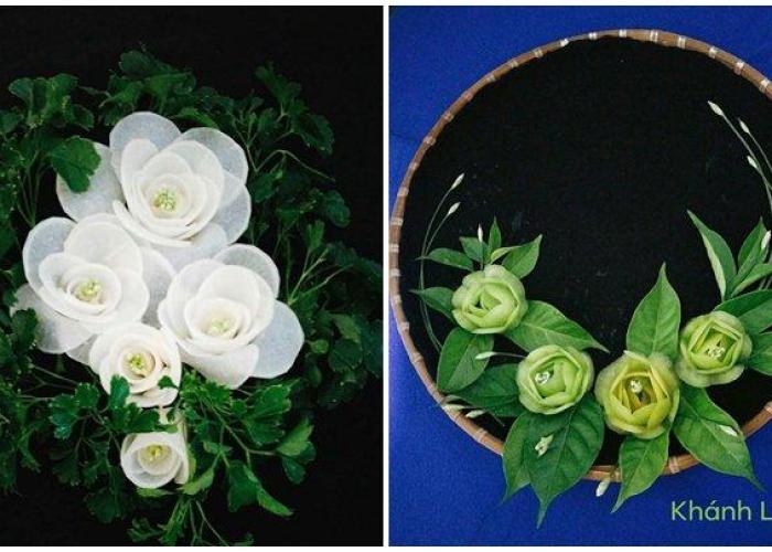 Vợ đảm "trồng hoa" trên mâm cơm khiến chồng mê con thích, nghìn chị em ủng hộ