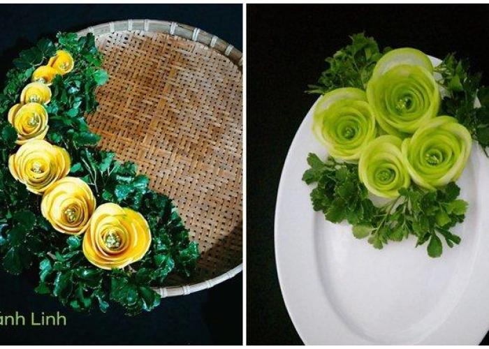 Vợ đảm "trồng hoa" trên mâm cơm khiến chồng mê con thích, nghìn chị em ủng hộ