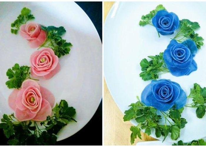 Vợ đảm "trồng hoa" trên mâm cơm khiến chồng mê con thích, nghìn chị em ủng hộ