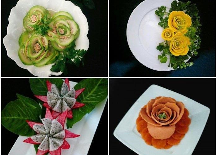 Vợ đảm "trồng hoa" trên mâm cơm khiến chồng mê con thích, nghìn chị em ủng hộ