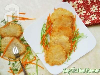 Xôi chiên bơ giòn rụm ngon khó cưỡng