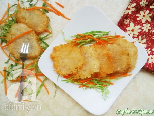Xôi chiên bơ giòn rụm ngon khó cưỡng