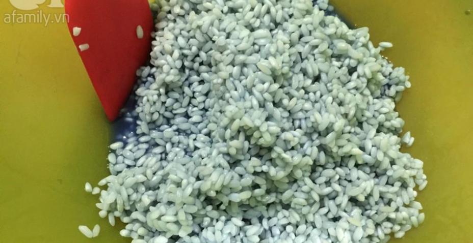 Xôi xoài hoa đậu biếc ngon đẹp bất ngờ thấy là mê, ăn là ghiền