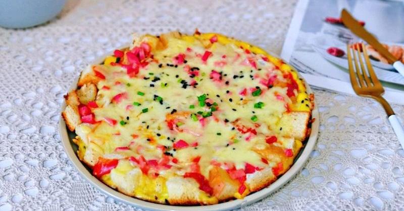 Chẳng cần lò nướng, tôi làm pizza siêu ngon cho con ăn sáng, đứa nào cũng thích mê!