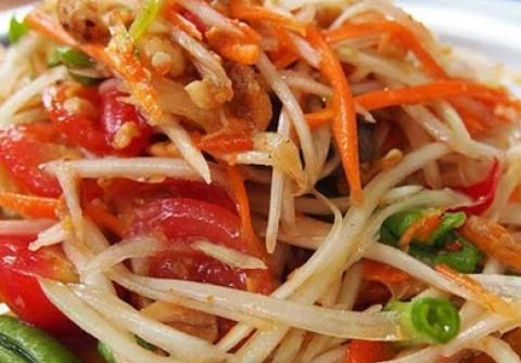 cach lam goi du du thai lan ngon chuan vi Cách làm gỏi đu đủ Thái Lan ngon chuẩn vị