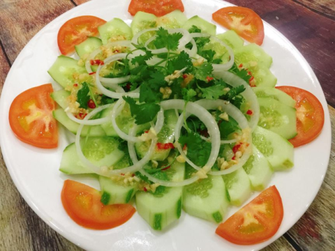 salad dau dam giau chat Salad dầu dấm giàu chất xơ