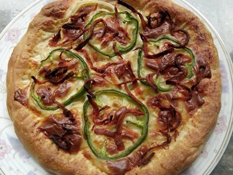 tu lam pizza don gian tai nha Tự làm pizza đơn giản tại nhà