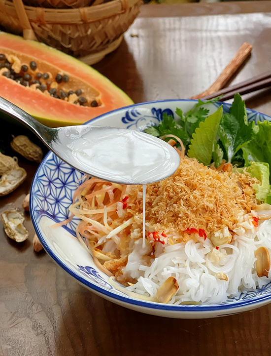 Bún nhâm - đặc sản Hà Tiên