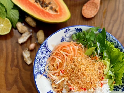 bun nham dac san ha tien Bún nhâm - đặc sản Hà Tiên