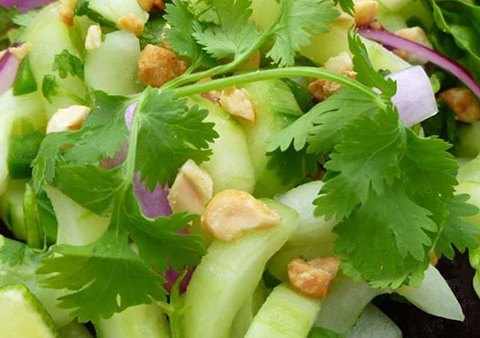 salad dua chuot kieu thai Salad dưa chuột kiểu Thái