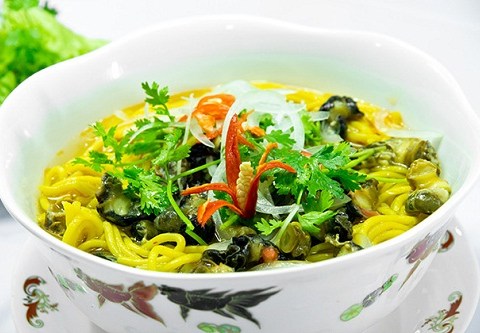 mon bun lam tu ngo chi co o phu yen Món bún làm từ ngô chỉ có ở Phú Yên