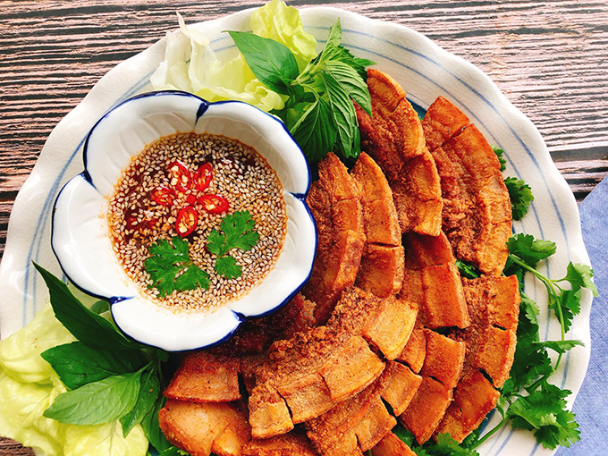 Thịt ba rọi chiên giòn