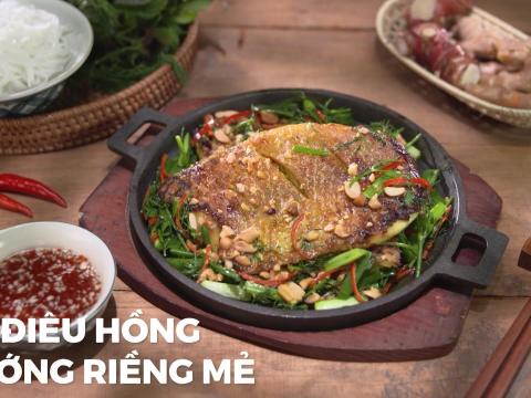 Cach lam CA DIEU HONG NUONG RIENG ME 1 Cá điêu hồng nướng riềng mẻ