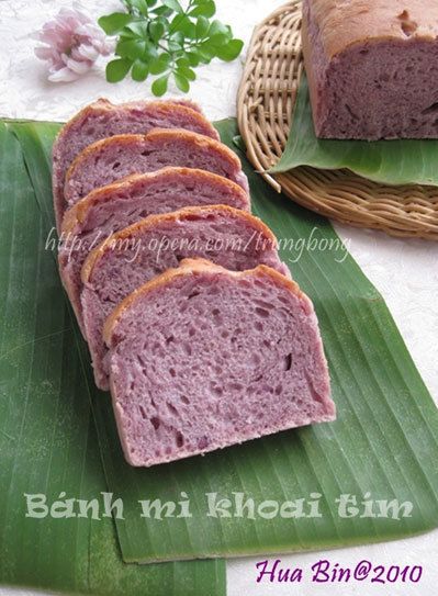 Bánh mỳ khoai lang tím