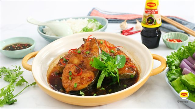 Cá thu kho nước tương ngon đậm đà