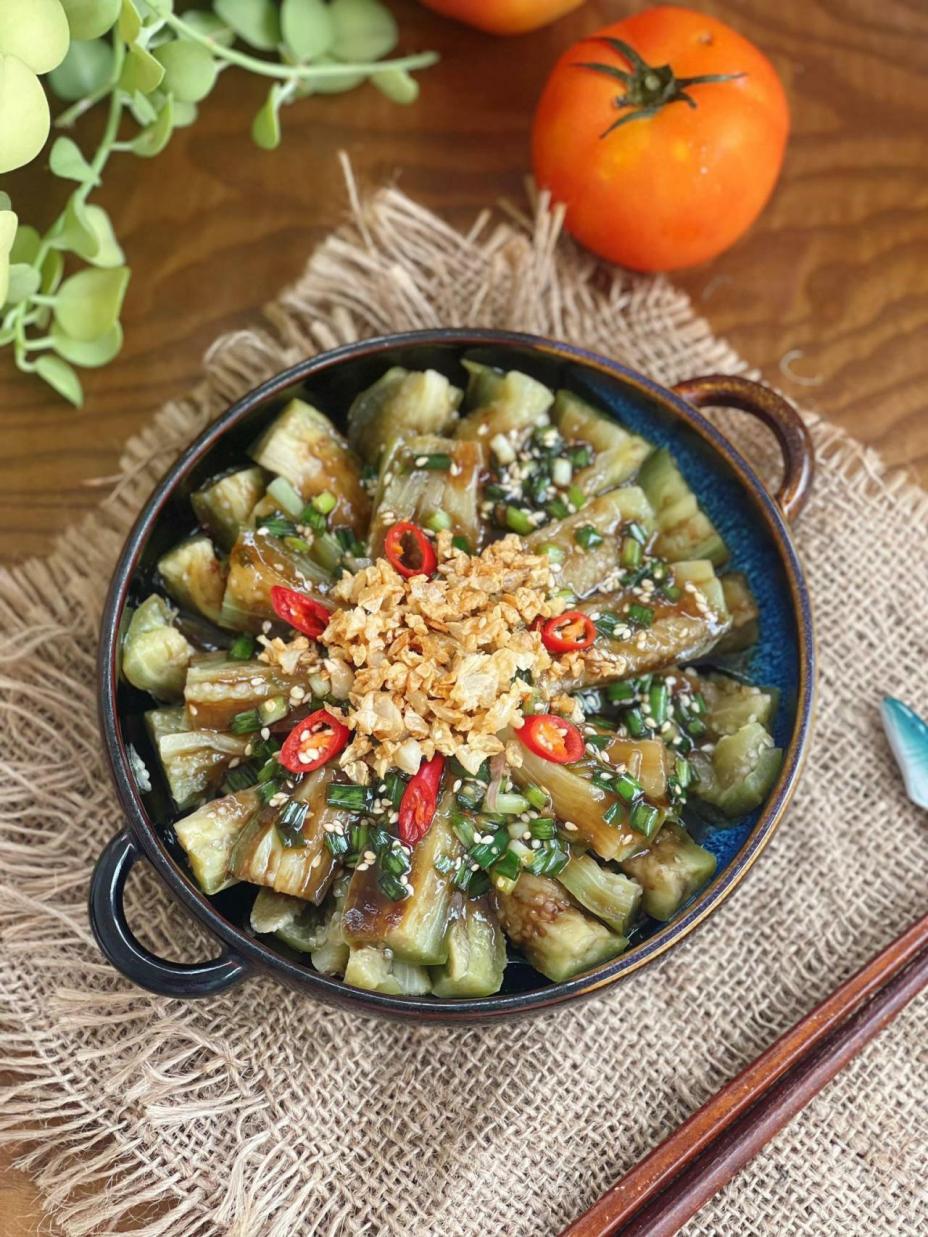 Cà tím xốt mè