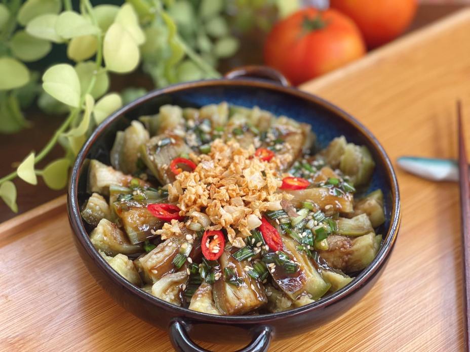 Cà tím xốt mè
