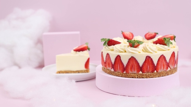 Cách làm cheesecake dâu sữa chua