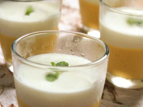 pudding xoai sua chua mat ong Pudding xoài sữa chua mật ong