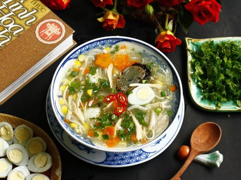 sup ga ngo ngot thanh mat Súp gà ngô ngọt thanh mát