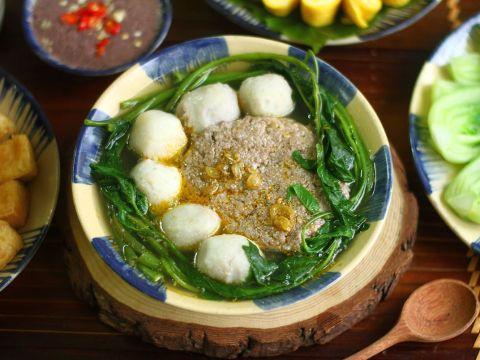 canh cua khoai so rau muong goi nho huong vi Canh cua khoai sọ rau muống - gợi nhớ hương vị xưa