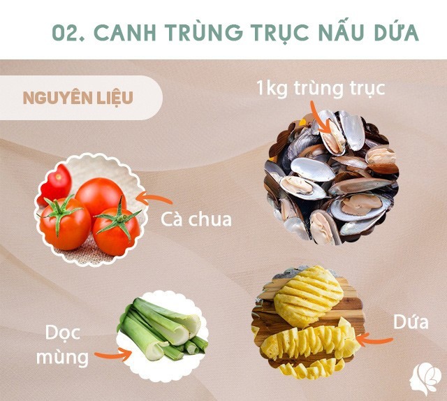 Hôm nay ăn gì: Trời nóng, vợ nấu toàn món 