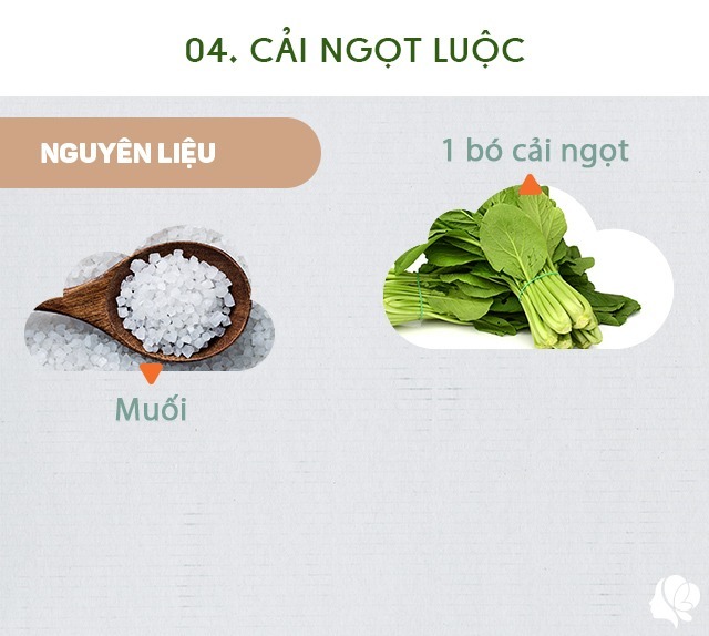 Hôm nay ăn gì: Trời nóng, vợ nấu toàn món 