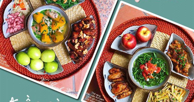 Thực đơn cả tuần của vợ đảm 9x vừa ngon, dễ nấu lại đẹp ai cũng tưởng đặt ngoài hàng