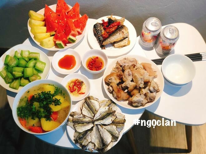 Vợ 9X cao tay nấu toàn cơm lành canh ngọt, chồng 