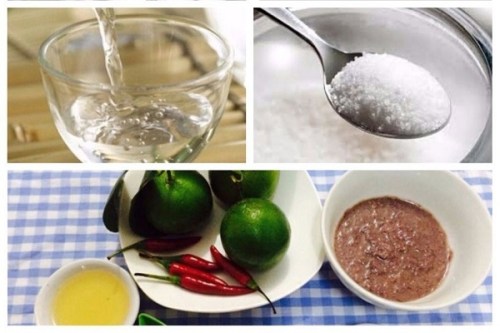Cách pha mắm tôm ăn bún đậu hay chấm thịt luộc cực ngon