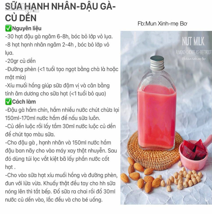 Chăm con thuận tự nhiên, mẹ 9X không ngại vất vả làm thủ công hàng chục loại sữa hạt đầy đủ dinh dưỡng