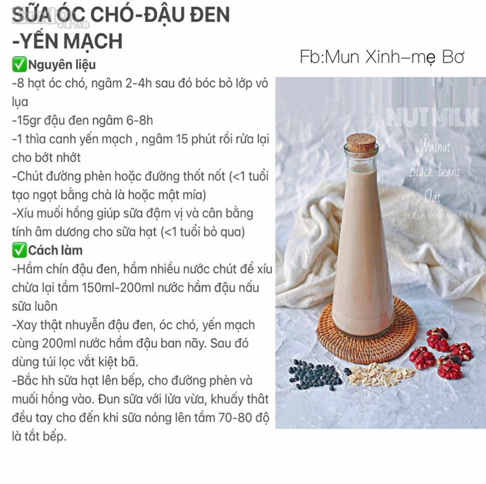 Chăm con thuận tự nhiên, mẹ 9X không ngại vất vả làm thủ công hàng chục loại sữa hạt đầy đủ dinh dưỡng