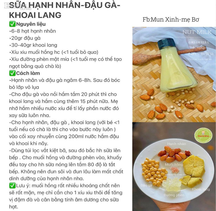 Chăm con thuận tự nhiên, mẹ 9X không ngại vất vả làm thủ công hàng chục loại sữa hạt đầy đủ dinh dưỡng