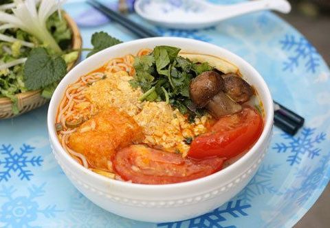 ngay ram nau bun rieu chay that ngon Ngày rằm nấu bún riêu chay thật ngon