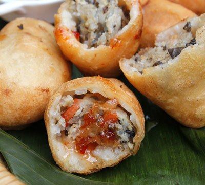 banh ran nhan man Bánh rán nhân mặn