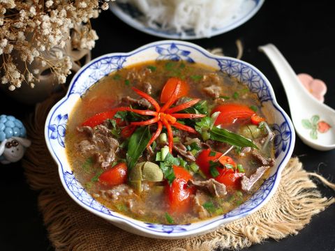 bo thuon hanh ram mon quoc dan dam vi ha noi Bò thuôn hành răm món 'quốc dân' đậm vị Hà Nội