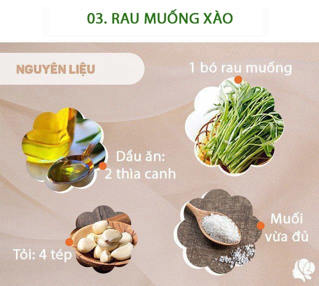 Hôm nay nấu gì: Bữa chiều cơm ngon canh ngọt, lại có món phụ cực ngon ai cũng thích