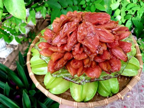 bi quyet lam mut khe khong can nuoc voi van deo Bí quyết làm mứt khế không cần nước vôi vẫn dẻo