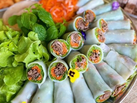 cach lam pho cuon ha noi ngon va de dang Cách làm phở cuốn Hà Nội ngon và dễ dàng