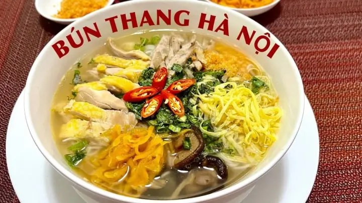 Cách nấu bún thang Hà Nội thơm ngon tại nhà