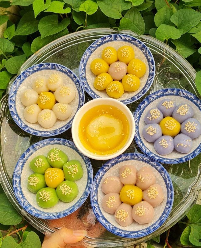 Chị em chia sẻ bánh trôi, bánh chay đủ màu sắc ngập mạng xã hội, xem ảnh chỉ muốn ngồi ngắm cả ngày