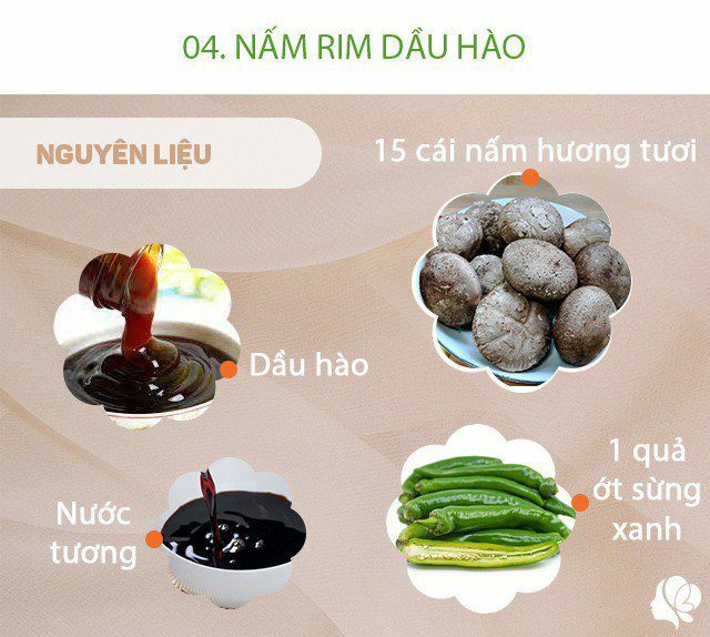 Hôm nay nấu gì: Bữa chiều toàn món rẻ tiền nhưng 