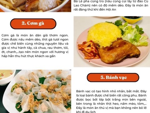 nhung dac san khong the bo qua khi den hoi an 1 Những đặc sản không thể bỏ qua khi đến Hội An