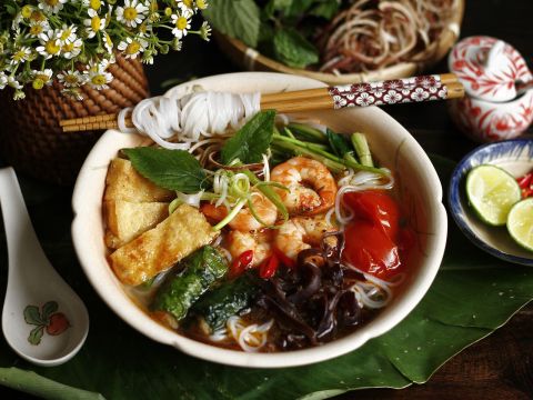 bun tom quang ninh doi vi cuoi tuan Bún tôm Quảng Ninh đổi vị cuối tuần