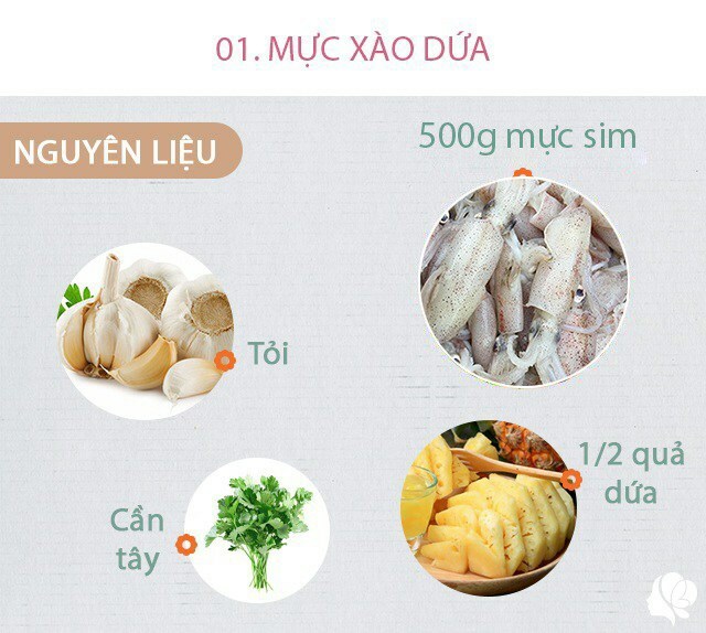 Hôm nay ăn gì: Cơm chiều 4 món cực ngon, riêng món rau chẳng khác nào 