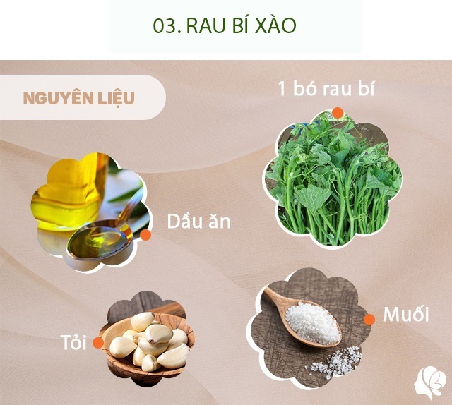 Hôm nay nấu gì: Cơm chiều giản dị cực hợp ngày mát mẻ, có món rau cực ngon tốt cho tiêu hóa